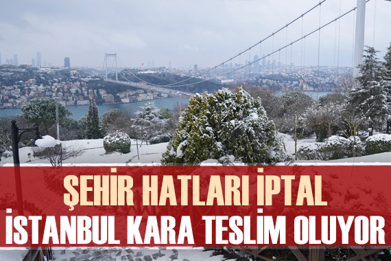 İstanbul da kar etkisini artırdı