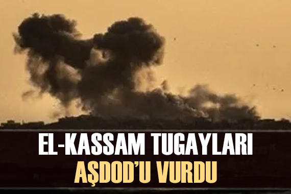 El-Kassam Tugayları, Gazze Şeridi çevresindeki Aşdod u vurdu