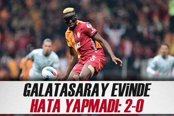 Galatasaray, Bodrum u 2 golle mağlup etti