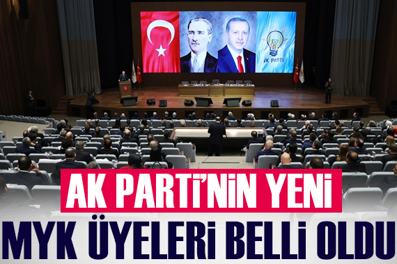 AK Parti nin yeni MYK üyeleri belirlendi