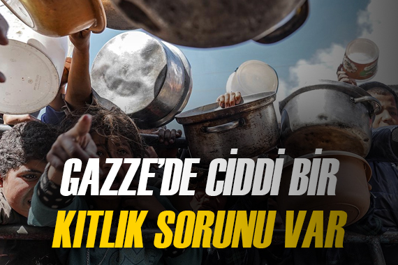  Gazze de nüfusun dörtte biri kıtlığın eşiğinde 