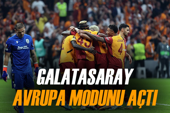 Galatasaray, Avrupa Ligi ne 3 puanla başladı