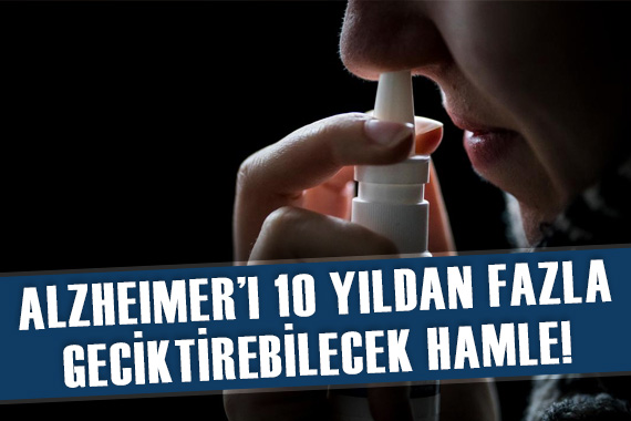 Alzheimer ı 10 yıldan fazla geciktirebilecek hamle