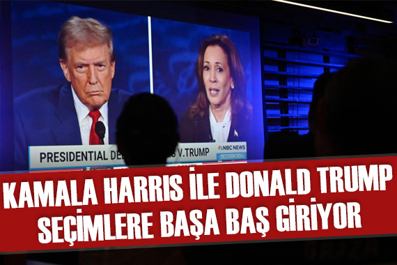 ABD deki kritik seçimde Harris ile Trump başa baş giriyor