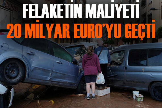 İspanya daki felaketin finans sektöründeki maliyeti 20 milyar Euro