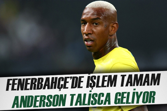 Fenerbahçe, Anderson Talisca yı bitirdi