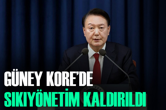 Güney Kore de parlamento sıkıyönetimin kaldırılmasını kabul etti