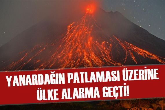 Endonezya, Merapi Yanardağı nın patlaması üzerine alarma geçti