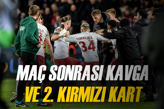 Sparta Prag-Galatasaray maçı sonrası kavga!
