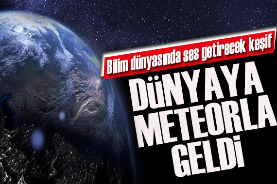 Çarpıcı iddia: DNA nın yapı taşları Dünya ya meteorlarla geldi