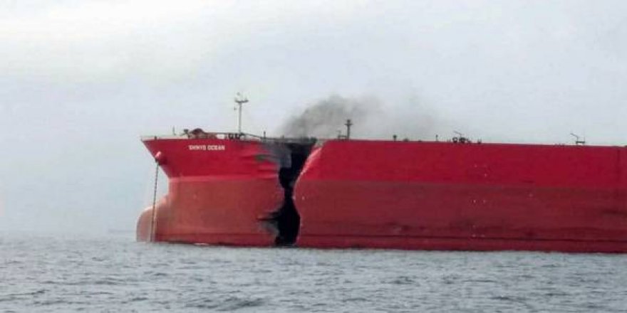 Umman Körfezi nde iki petrol tankeri çarpıştı