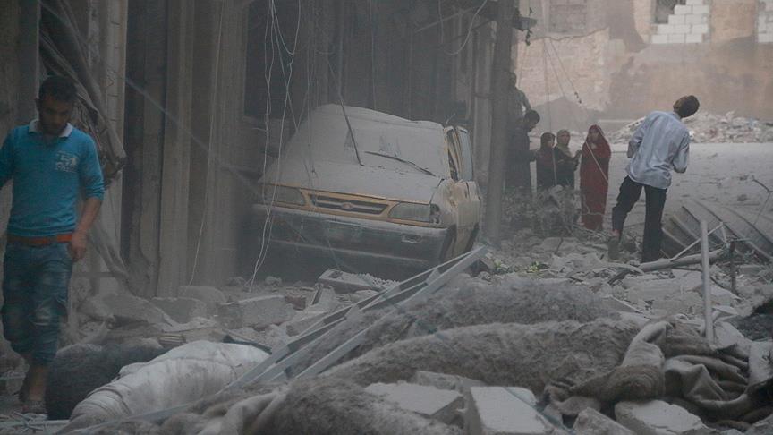 Ruslar Halep e saldırdı: 7 ölü