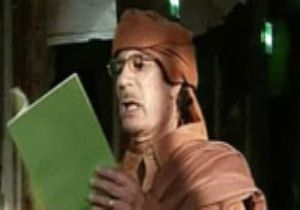 Kaddafi den Flaş Açıklama: