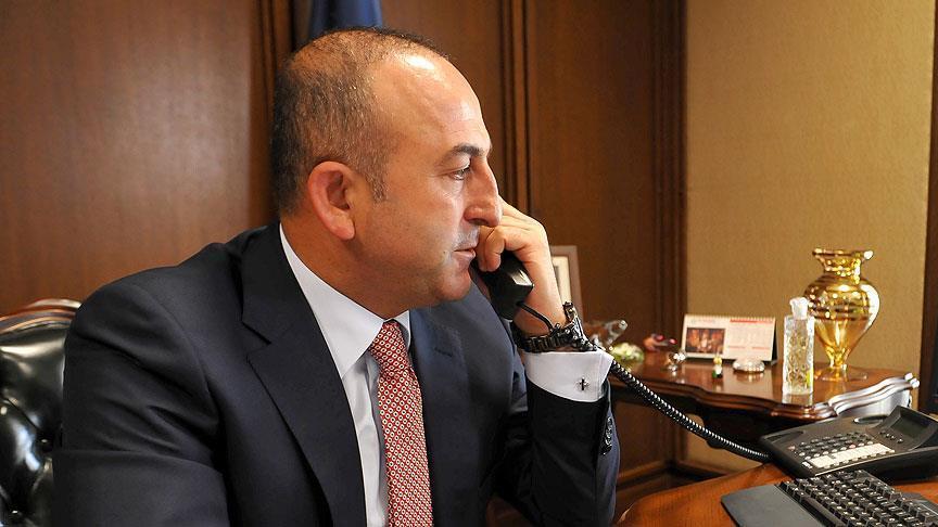 Çavuşoğlu o isimle telefonda görüştü!