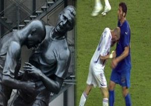 Zidane nın Kafası Ölümsüzleşti