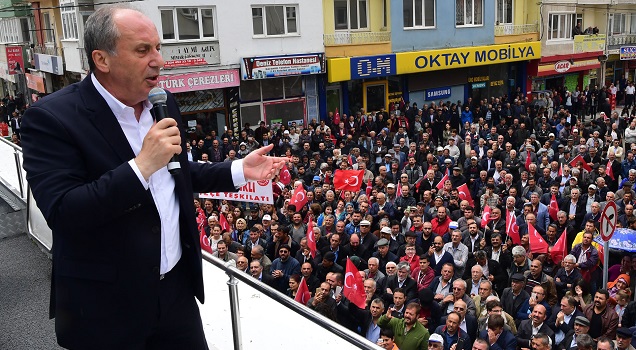 İnce den Erdoğan a  CHP pisliktir  tepkisi