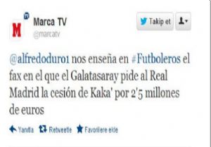 Kaka Galatasaray da!