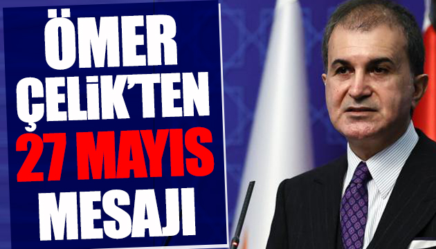 AK Parti den 27 Mayıs mesajı