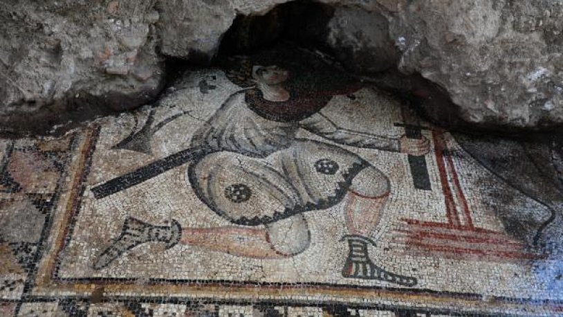 Bizans mozaikleri Zeugma Müzesi ne taşındı