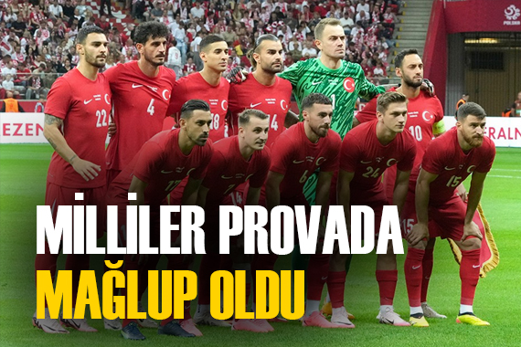 A Milli Takım, hazırlık maçında Polonya ya 2-1 yenildi