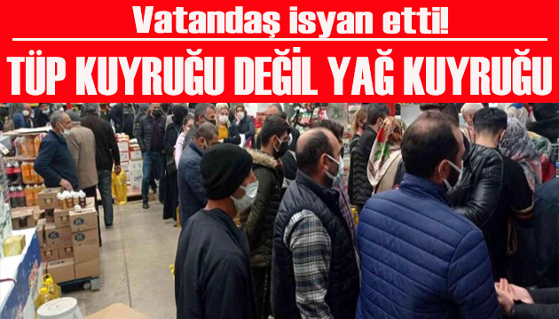 Vatandaşlar isyan etti: Tüp değil yağ kuyruğu!