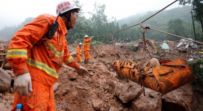 Çin’de toprak kayması: 6 ölü