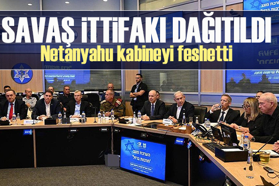 İsrail in savaş kabinesi feshedildi