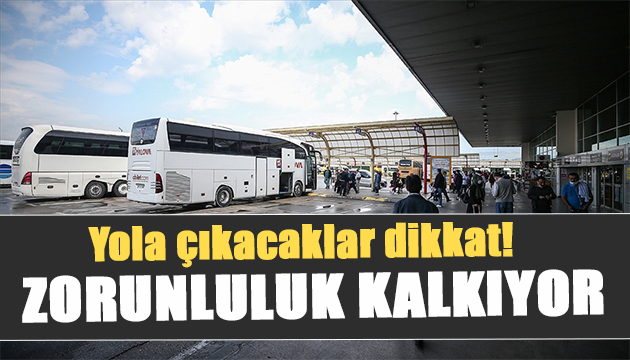 Bakanlık açıkladı: Otobüs biletlerinde yeni düzenleme