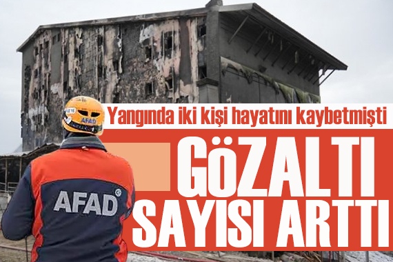 Uludağ daki otel yangınında gözaltı sayısı artıyor