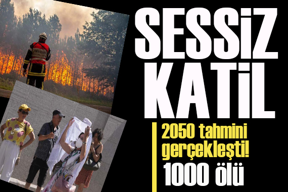 Aşırı sıcak sessiz katil gibi!  1000 Ölü