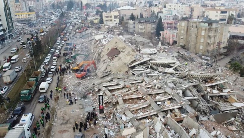 Adıyaman daki feci yıkım havadan görüntülendi