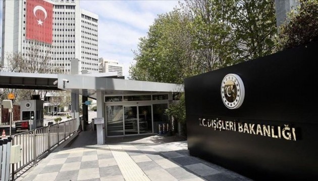 Dışişleri'nden Suriye'ye kınama