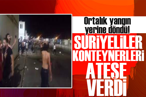 Kahramanmaraş’ta Suriyeliler eylem yaptı!