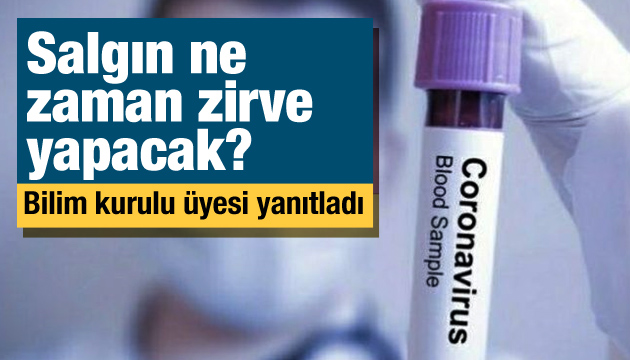 Salgın ne zaman zirve yapacak? Bilim kurulu üyesi yanıtladı