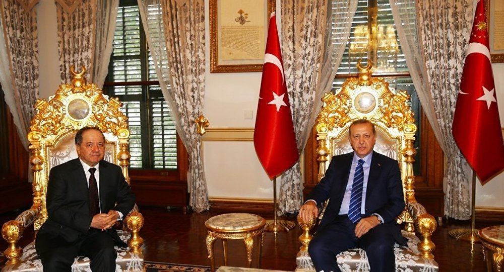 Erdoğan, Mesud Barzani ile görüştü