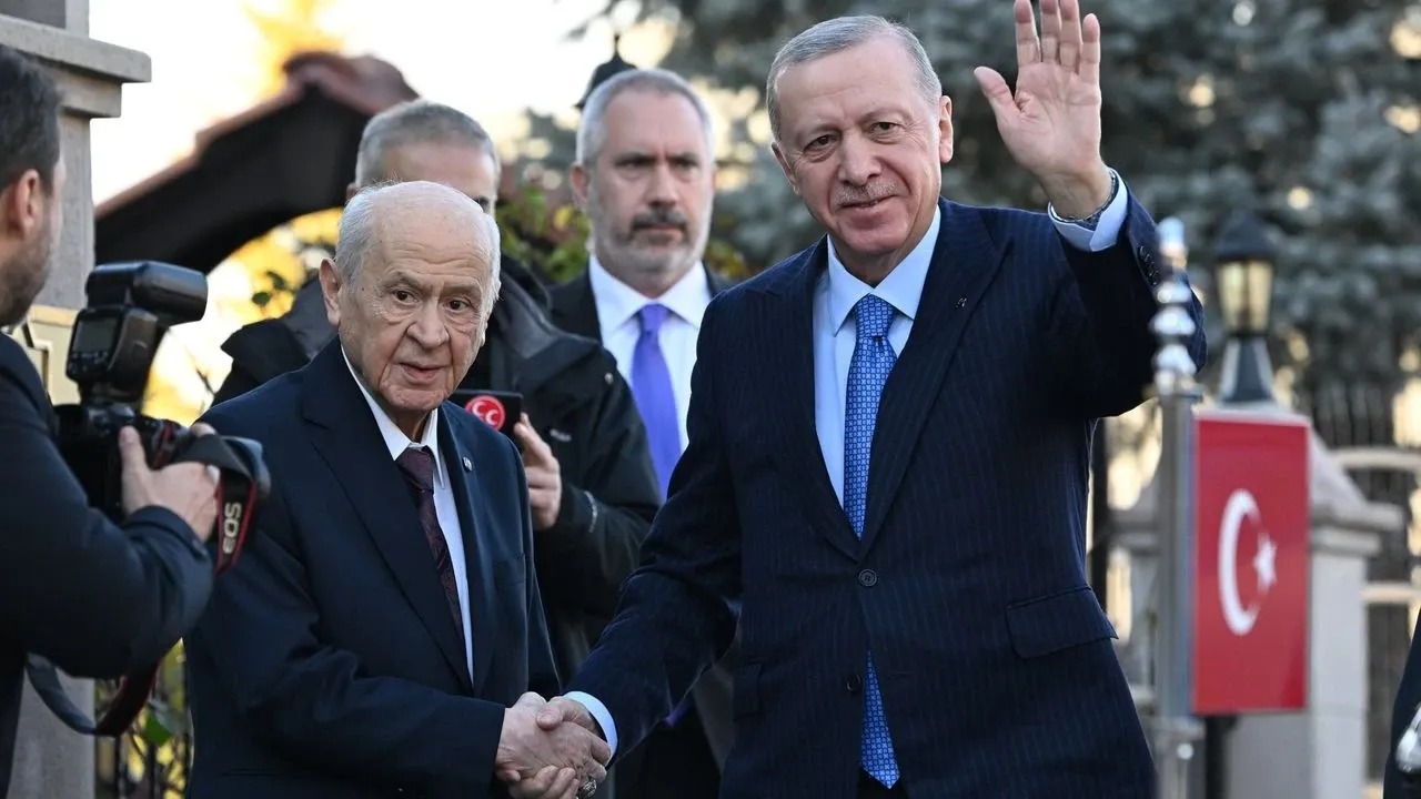Erdoğan dan Bahçeli ye ziyaret
