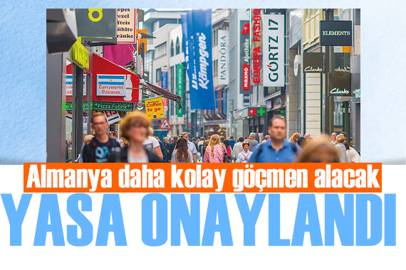 Almanya da yasa onaylandı: Artık daha kolay göçmen alınacak