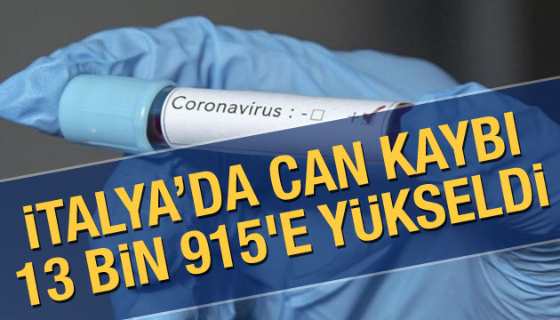 İtalya da can kaybı 13 bin 915 e yükseldi