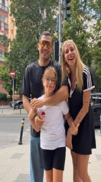 Uraz Kaygılaroğlu ve Melis İşiten'in kızı ortaokullu oldu