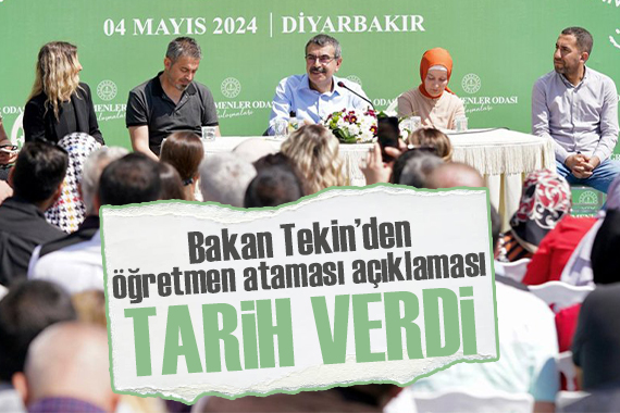 Bakan Tekin öğretmen atamaları için tarih verdi