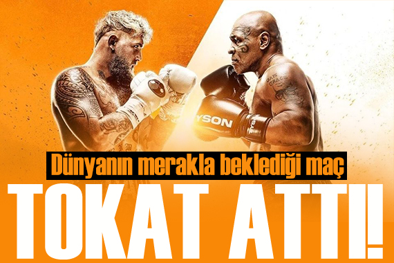 Dünyanın beklediği boks maçı öncesi Mike Tyson dan Jake Paul a tokat!