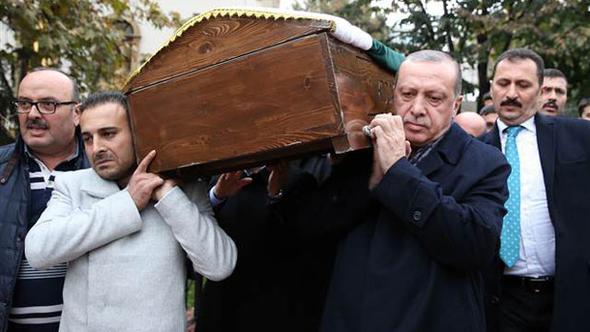 Erdoğan dan arkadaşına son görev