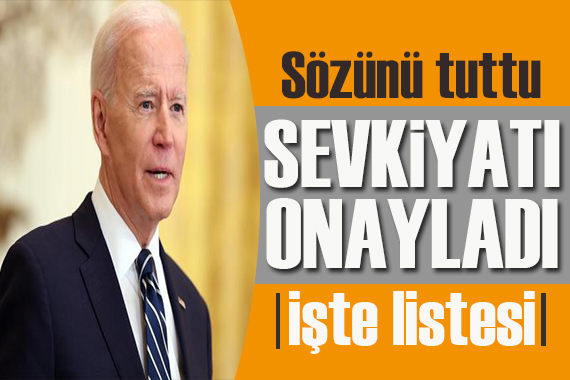 Ukrayna ya dev yardım! Biden, silah sevkiyatını onayladı