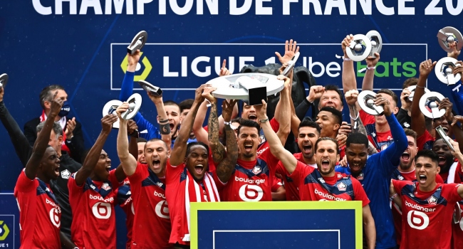 Lille, şampiyonluk kupasını aldı