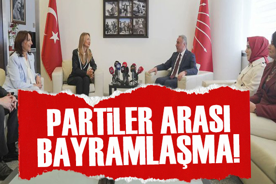 Ankara’da siyasi partiler arasında bayramlaşma günü