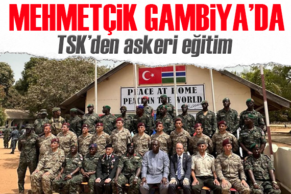Mehmetçik ten Gambiya askerine eğitim