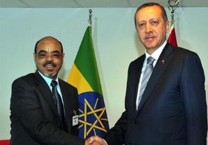 Erdoğan, Zenawi İle Görüştü!