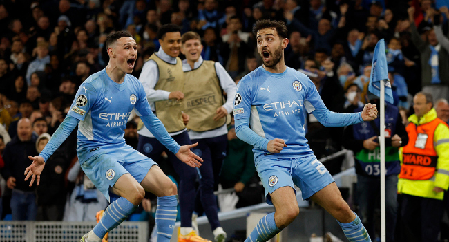 Gol düellosunun galibi Manchester City