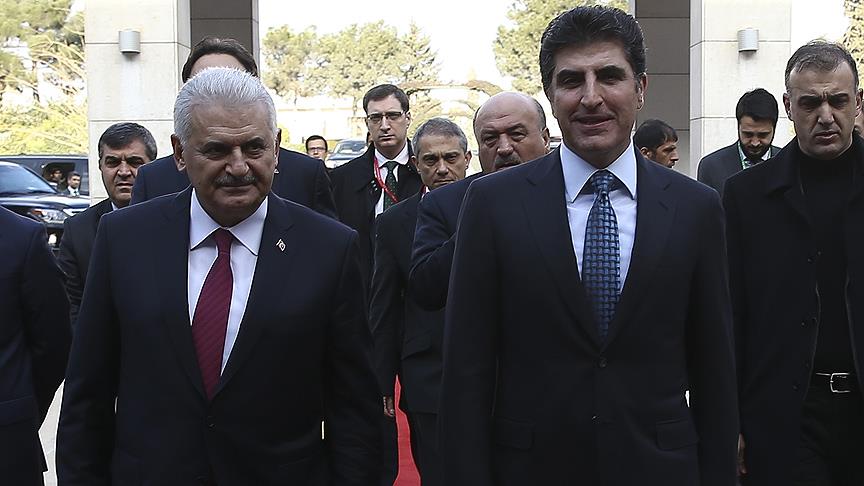 Yıldırım, Barzani ile bir araya geldi