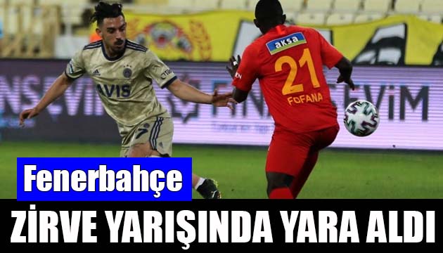 Fenerbahçe, zirve yarışında yara aldı